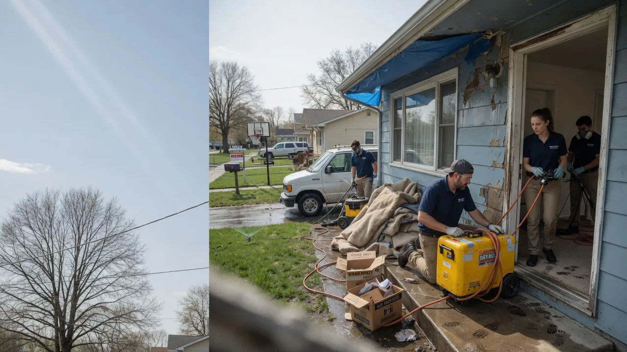 Basement Flood Cleanup in Keene, ND near me